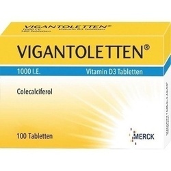 VIGANTOLETTEN 1. 000 I. E.  Vitamin D3 Tabletten
